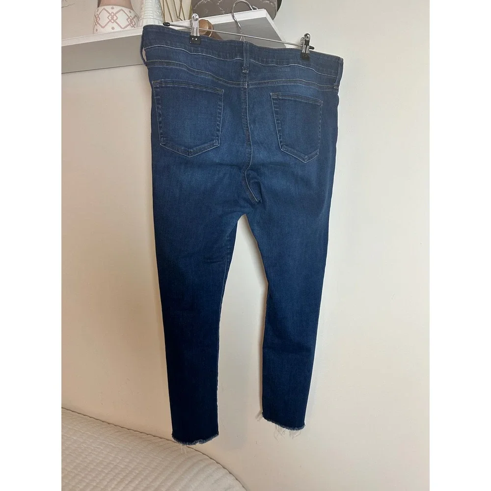 NYDJ Sheri Ankle Jeans Women's Size 16 Dark Wash Lift Tuck‎ Technology
